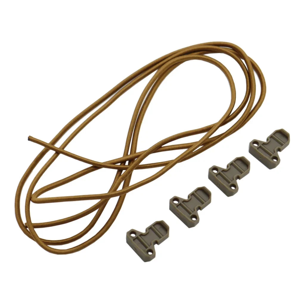 Tactical National Flag Bungee Elastic Fasten Strap Camping Elastic Bungee Cord Secure Attachment Hunting Gear Cord Tool Kits 82"