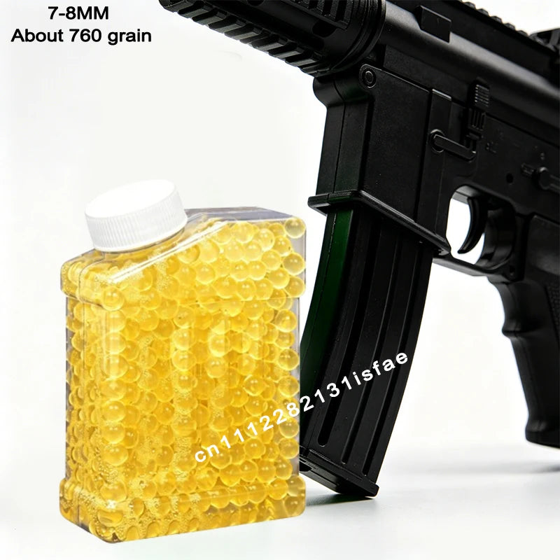 S2-Super Tough Squeezeproof Frosted Transparent EVA Pellets Uniform Full 50000Pcs 7-8mm 14+ Adult Wargame Spare Ammo