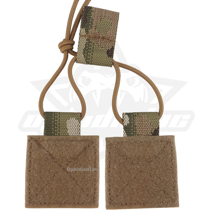 PHIDIAN Radio Fastener Chest Gear Hook and Loop Radio Hold Elastic Fastener Buckle Vest Accessory Elastic Strap
