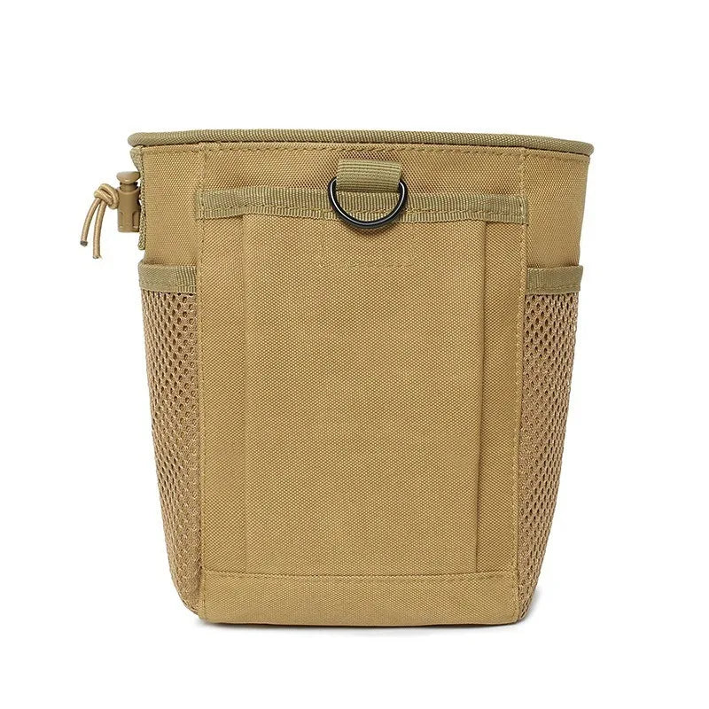New Outdoor 3‑5L Camo Tactical Molle Dump Pouch, 600D Nylon Recycle Waist Pack, Portable Hunting Outdoor Accessories Storage Bag