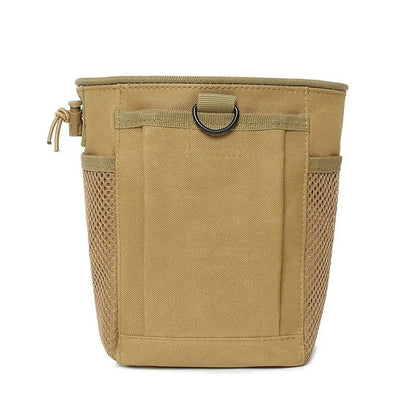 New Outdoor 3‑5L Camo Tactical Molle Dump Pouch, 600D Nylon Recycle Waist Pack, Portable Hunting Outdoor Accessories Storage Bag