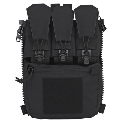 V5 FCPC Back Panel Zipper on Backplate Airsoft Vest Expansion Bag Triple Pouch Plate Carrier Tactical Supplement Accessories