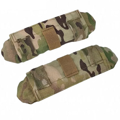 2pcs Vest Shoulder Strap Pad Comfort Cushion Nylon Mesh Protect Pads Tactical Molle For Hiking Backpack Accessories