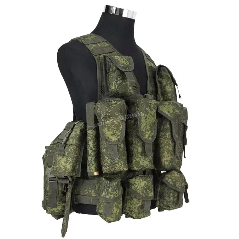 Full Sets 6sh117 Tactical Vest Body Armor EMR Little Green Man Combat Equipment Outdoor Silent Buckle MOLLE Pack Vests Cosplay