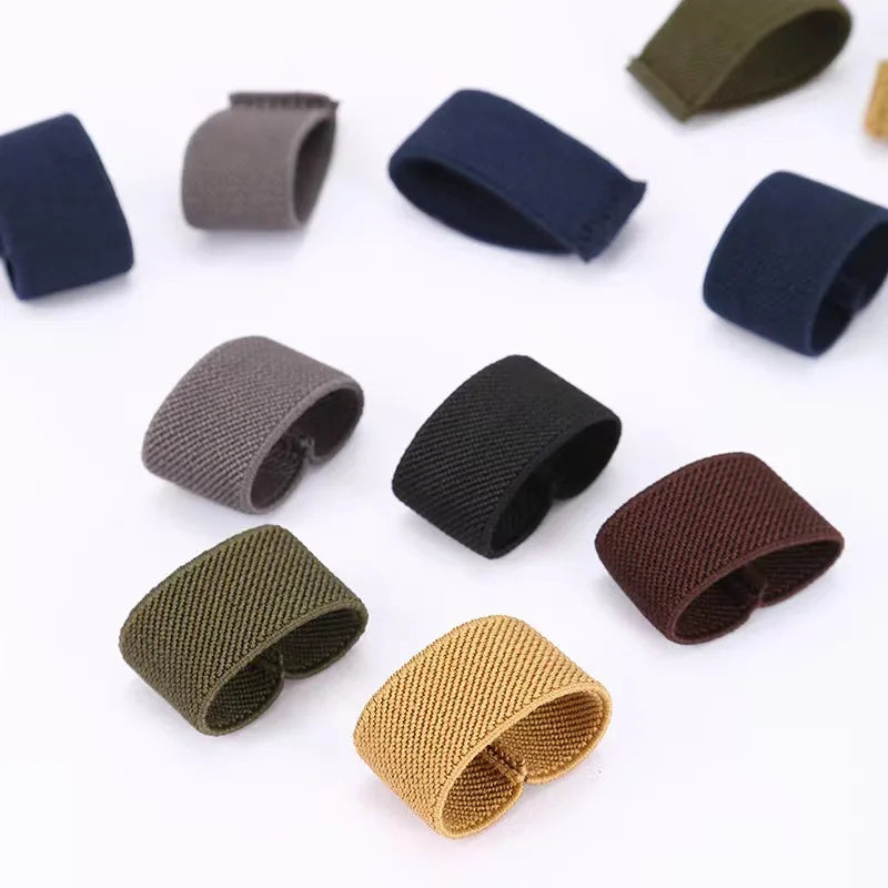 10 Pcs Elastic Belt Loop Holder Durable Belt Keepers Tactically Belt Holder Retainers Band Organizers for Service Belt