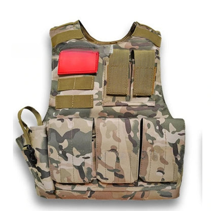 Children Combat Camouflage Vest Kids Airsoft Vests Outdoor Paintball Tactical Waistcoat CS Gear Boys Girl Sniper Army Uniform