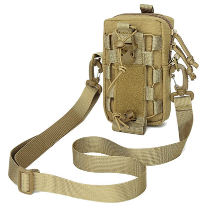 Molle EDC Belt Pouch Water Bottle Bag Kettle Carrier Outdoor Hunting Sports Phone Holder Camping Hiking Organizer Waist Pack Bag