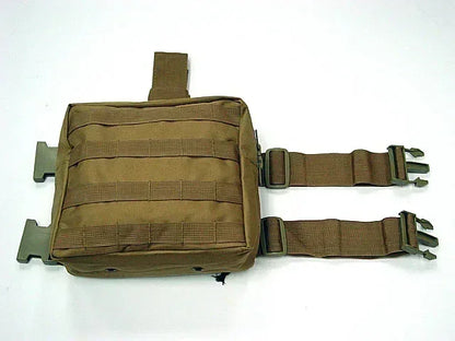 Hunting Molle Tactical DUMP Drop Leg Panel Utility Pouch Outdoor Hiking Storage Magazine Camo Waist Bag