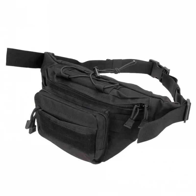 Tactical Waist Pack for Men – Nylon Hiking Fanny Pack, Adjustable Belt Bag for Camping, Hunting, Travel & Outdoor Activities