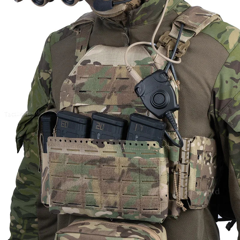 LV-120 Camouflage Tactical Carrier Vest Modular MOLLE Carrier Quick Release Cummerbund Airsoft Training Gear Outdoor Combat Vest