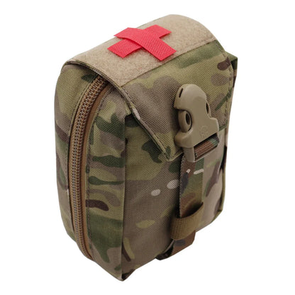 Emersongear Tactical MOLLE First Aid Kit Pouch Medical Carrier EMT IFAK Survival Bag W/ Zipper Multicam Molle Tool Pouch