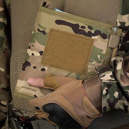 Tactical Map Storage Bag Map Holder Case Foldable Sundries Pouch EDC Utility Tool Bag Outdoor Hiking Camping Hunting Accessories