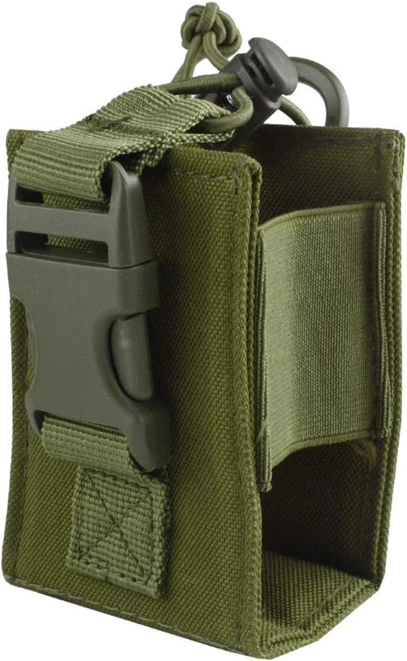 Tactical Molle Walkie Talkie Pouch Interphone Storage Bag Outdoor Molle Radio Pouch Walkie-Talkie Case Holder Accessary Bag