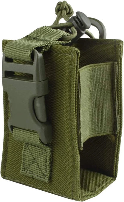 Tactical Molle Walkie Talkie Pouch Interphone Storage Bag Outdoor Molle Radio Pouch Walkie-Talkie Case Holder Accessary Bag