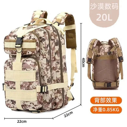 20L/45L 1680D Nylon Waterproof Trekking Fishing Hunting Bag Backpack Outdoor Rucksacks Tactical Sports Camping Hiking