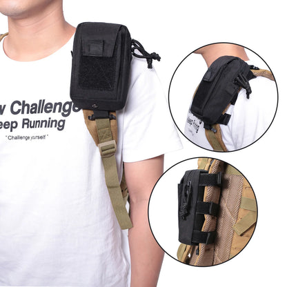 Molle Tactical Waist Bag Outdoor Emergency Edc Pouch Phone Pack Outdoor Backpack Shoulder Strap Accessory Bag Molle Bag