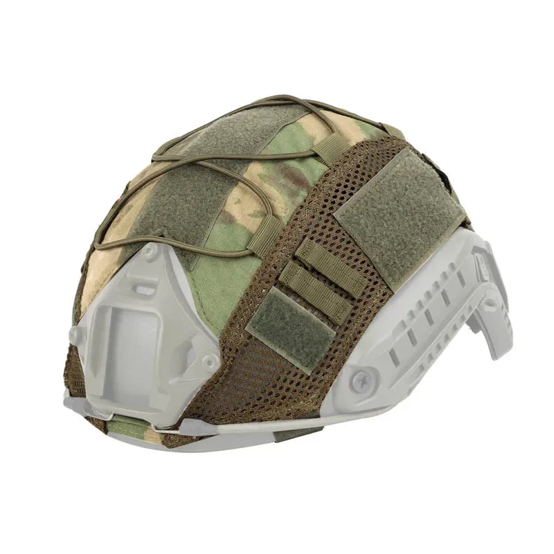 Tactical Helmet Cover Fast Helmet Multi-Camo Helmet Cover for Airsoft Helmet Paintball CS Wargame Sport Hunting Shooting Gear
