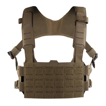 K Style Tactical Modular Chest Rig, Scalable MOLLE Front Panel Harness for Outdoor Hunting, Airsoft and Training