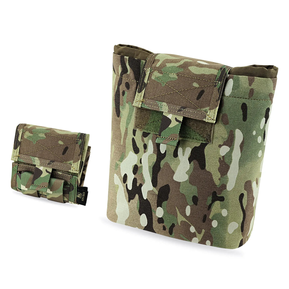 KRYDEX Tactical Magazine Dump Pouch Molle Mag Recover Drop Pouch Recycling Bag Hunting Outdoor Hiking Storage Tool Bag