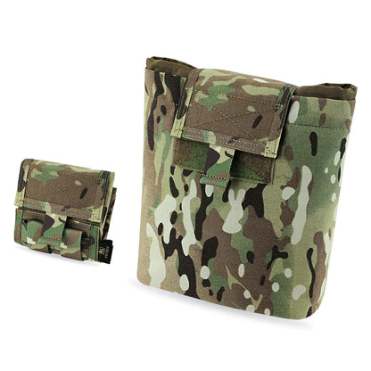 KRYDEX Tactical Magazine Dump Pouch Molle Mag Recover Drop Pouch Recycling Bag Hunting Outdoor Hiking Storage Tool Bag