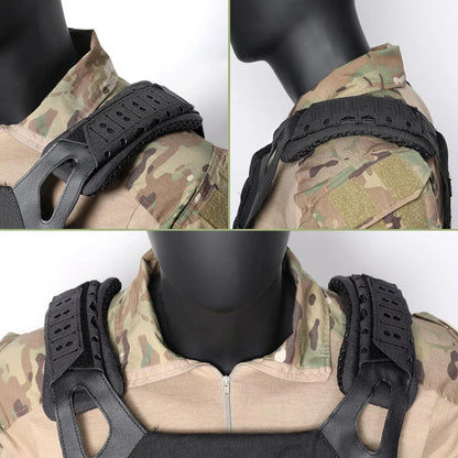 Tactical Shoulder Pad Strap Cushion Non-Slip Breathable EVA Foam Outdoor Hiking Backpack Shoulder Protector For Men