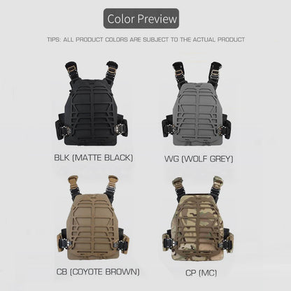 Modular 3D Tactical Armor,Paintball Vest, Airsoft Protective Plate Carrier, Quick Release PFM Outdoor Hunting Vest Training Gear