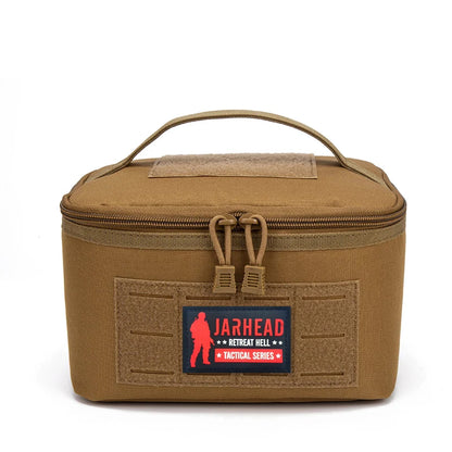 Portable Rifle Cartridge Bag Detachable Inner Space Ammunition Box Outdoor Tactical EDC Tools Handbag Hunting Ammo Bag