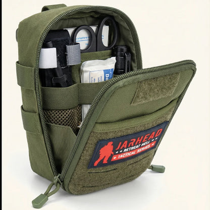 Tactical MOLLE First Aid Pouch 600D Nylon Water Resistant EDC Medical Bag Organizer for Outdoor Hunting Hiking Camping