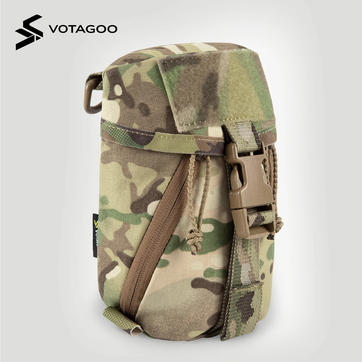 VOTAGOO Tactical IFAK Pouch – MOLLE Medical Bag & Miscellaneous Pouch, Military Fan Vest Expansion with Waist Bag