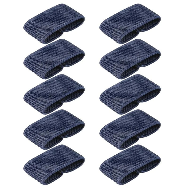 10 Pcs Elastic Belt Loop Keepers Nylon Belt Loop Backpack Strap Holder Retainers Band Tactically Belt Holder Band