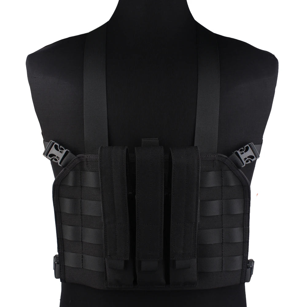 Emersongear For MP7 Chest Rig W/ Magazine Pouch Mag Bag Airsoft Hunting MOLLE Gear Camoing For Plate Carrier Vest Nylon