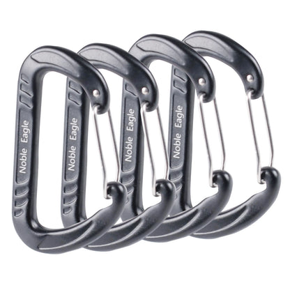 15kN Aluminum D Ring Carabiners Heavy Duty Lightweight Outdoor Camping Hiking Clips Buckle Set for Backpack Gear