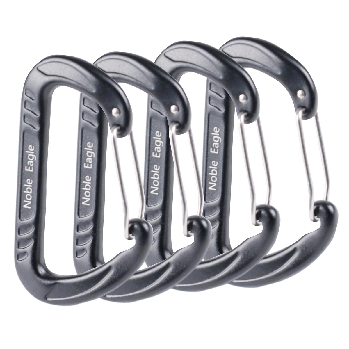 15kN Aluminum D Ring Carabiners Heavy-Duty Lightweight Outdoor Camping Hiking Gear Clips Buckle Set for Backpacking Equipment