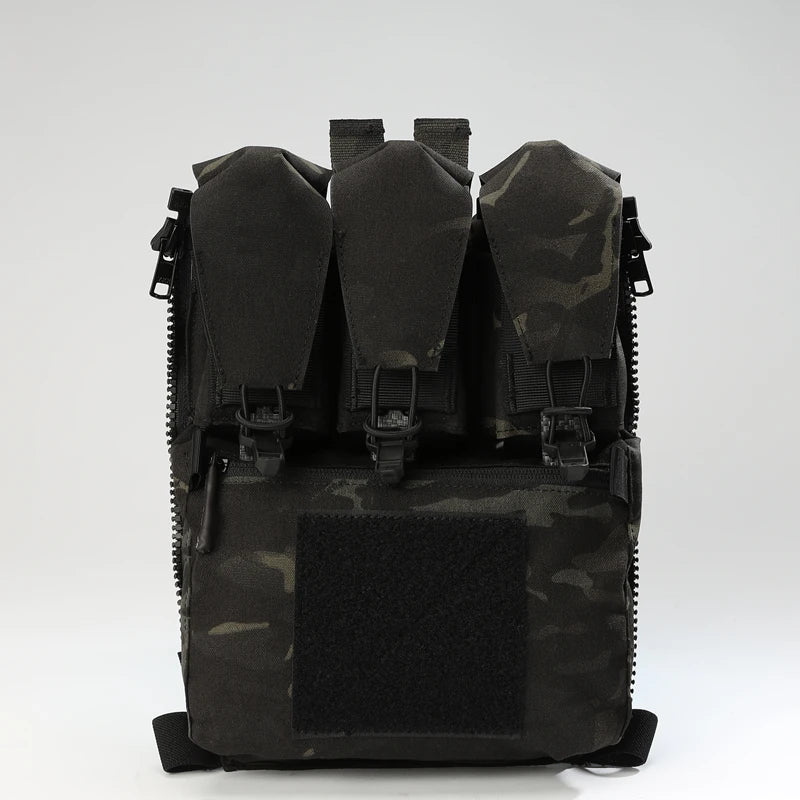 Assault Adapt Banger Back Panel Zip On Rear Pack Tactical Vest GP Pouch Multitools Pocket FCPC V5 Plate Carrier Accessories Bag