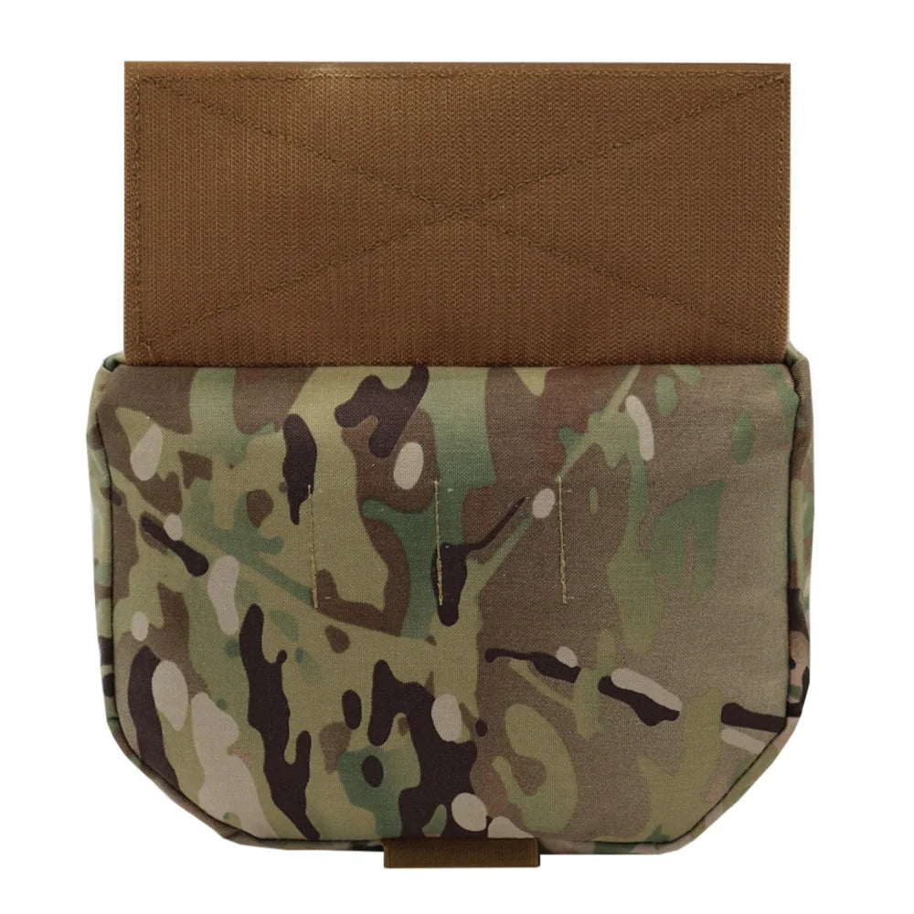 Tactical Vest Drop Dump Pouch JPC FCPC Vest Chest Rig Belly Bag Fanny Pack Hunting Airsoft Vest Accessory Bag