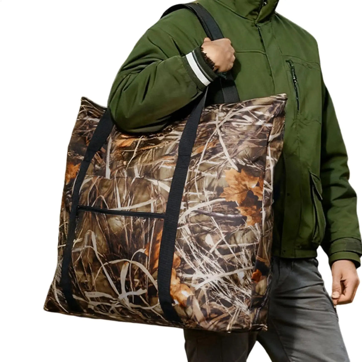 Hunting Gear Tote Waterproof Scent Control Meat Carry Tote 600D Oxford Cloth Hunting Gear Storage Bag With Handles For Men