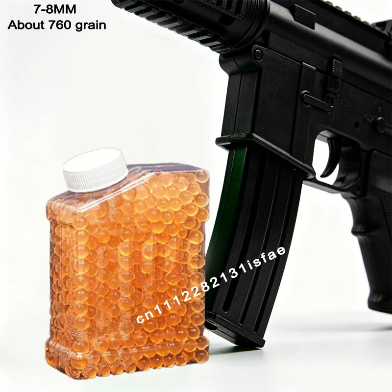 S2-Super Tough Squeezeproof Frosted Transparent EVA Pellets Uniform Full 50000Pcs 7-8mm 14+ Adult Wargame Spare Ammo