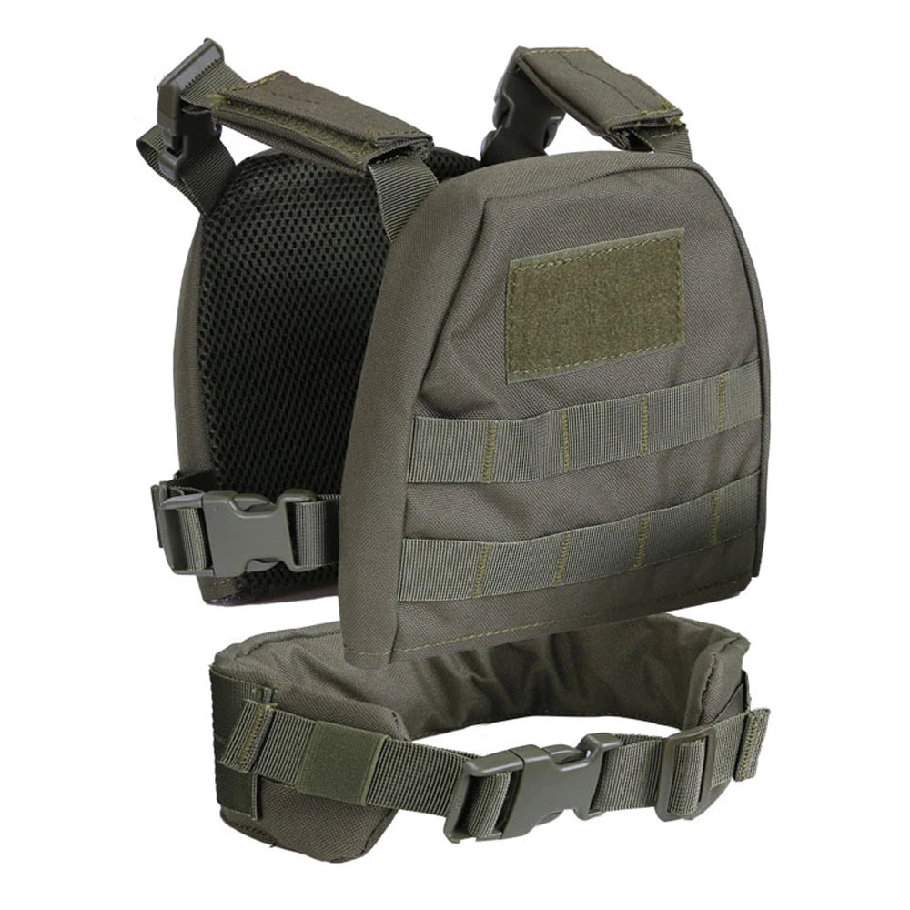 Tactical Kids Vest Waistband Set MOLLE Quick Release Hunting Airsoft CS Wargame Plate Carrier Children Vest Protective Gear