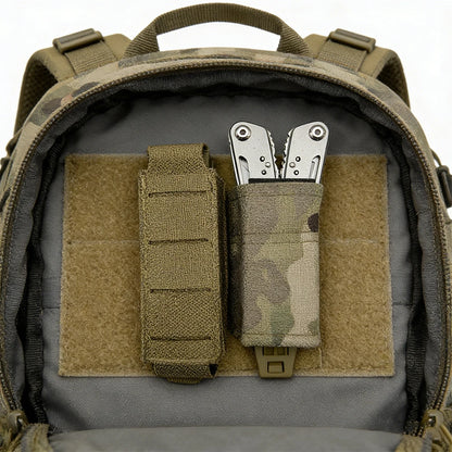 Tactical Molle Adapter Insert 2 Row Hook & Loop Backed Panel for Modular Storage EDC Packs Backpack Hunting Accessories