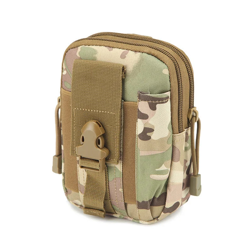 outdoor tactical waist bag 6 inch phone pouch cycling sports multifunctional molle expansion accessory pouch