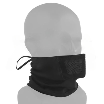 Folding Protective Knight Mask Padded Mesh Breathable Half-face Sport Mask Party Camping Outdoor Portable Breathable Face Mask