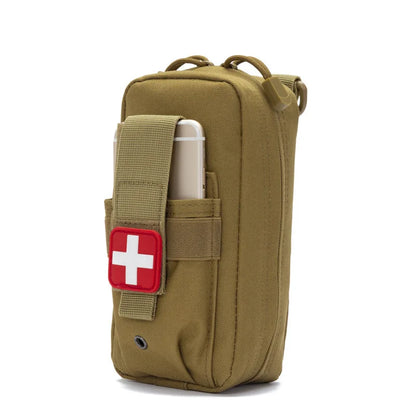 Medical EDC Bag Molle First Aid Kit Portable Outdoor Rescue Bag Tourniquet Scissors Bag Hunting Survival Pack Hiking Accessories