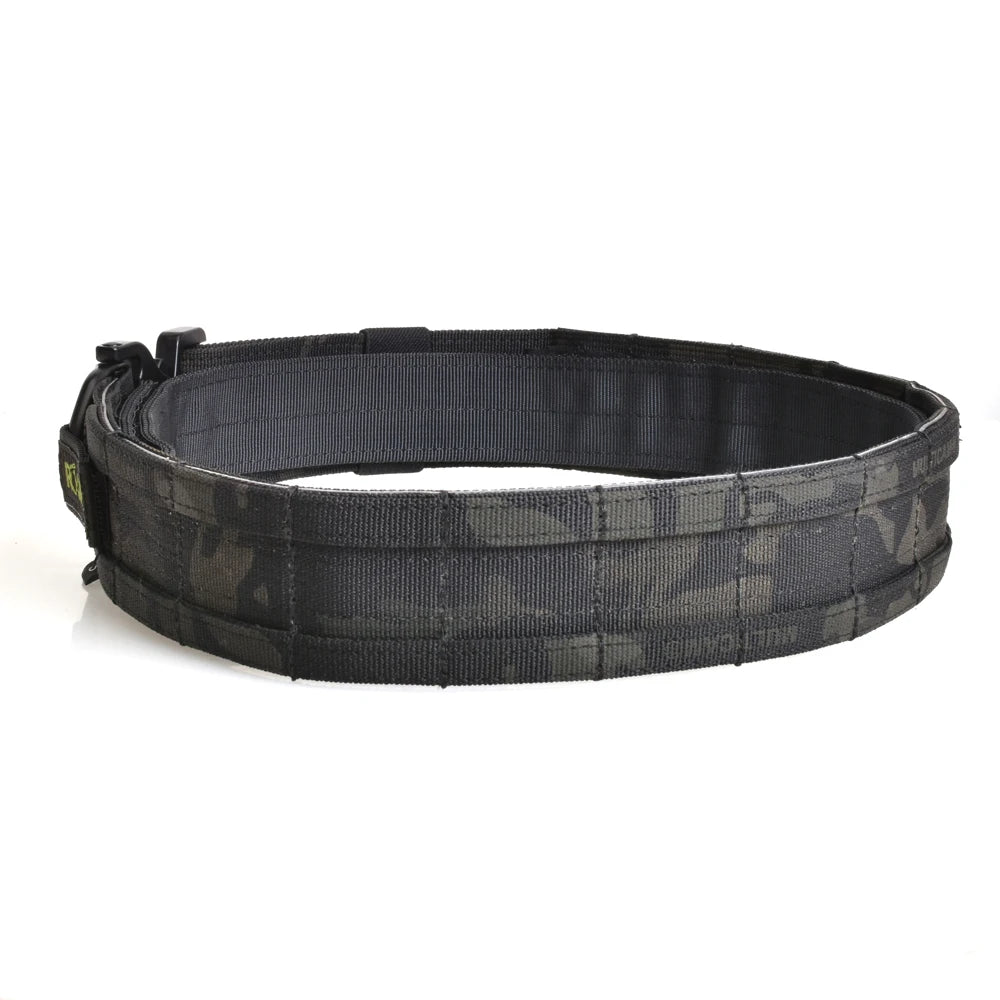 50cm 2 inch Width Ronin Style Tactical Molle Belt Outdoor Hunting Double Layer Belt Molle System Belt