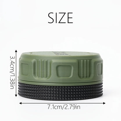 22 caliber micro ammunition storage box with screw lid design compact and durable pocket size easy to carry ammunition box Avail