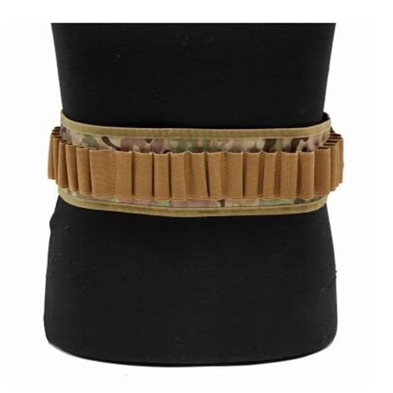 27/30 Rounds Shotgun Bandolier Belt Adjustable Shotgun Shell Carrier Ammo Pouch Holder for 12 Gauge Hunting Accessories