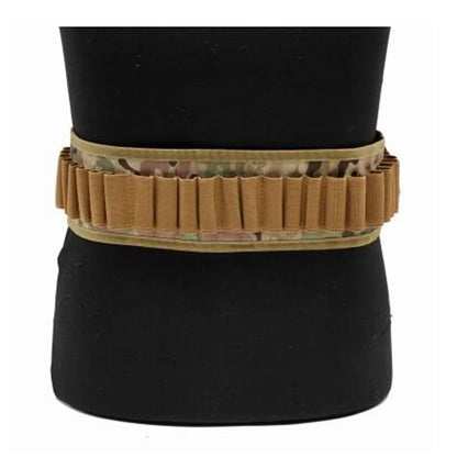 27/30 Rounds Shotgun Bandolier Belt Adjustable Shotgun Shell Carrier Ammo Pouch Holder for 12 Gauge Hunting Accessories