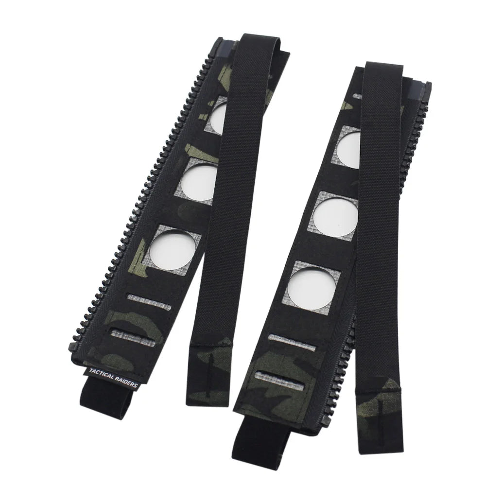VULPO 1 Pair Tactical Vest Back Panel MOLLE Zipper Adapter Backpack Connection Zipper For FCSK 3.0 Vest Rear Plate