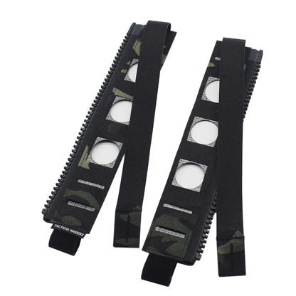 VULPO 1 Pair Tactical Vest Back Panel MOLLE Zipper Adapter Backpack Connection Zipper For FCSK 3.0 Vest Rear Plate