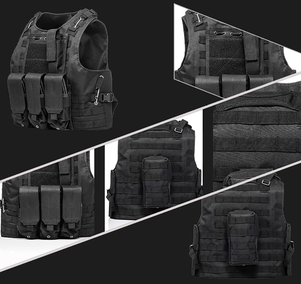 FX-Airsoft Military Molle Combat Assault Plate Carrier, Tactical Vest, CS Outdoor Clothing, Hunting Accessories, 7 Colors
