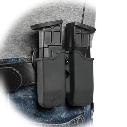 Tactical 9mm Double Magazine Pouches for Glock 17 Beretta M9 M92 Colt 1911 Hunting Universal 9mm .40 Mag Holster Mag Holster